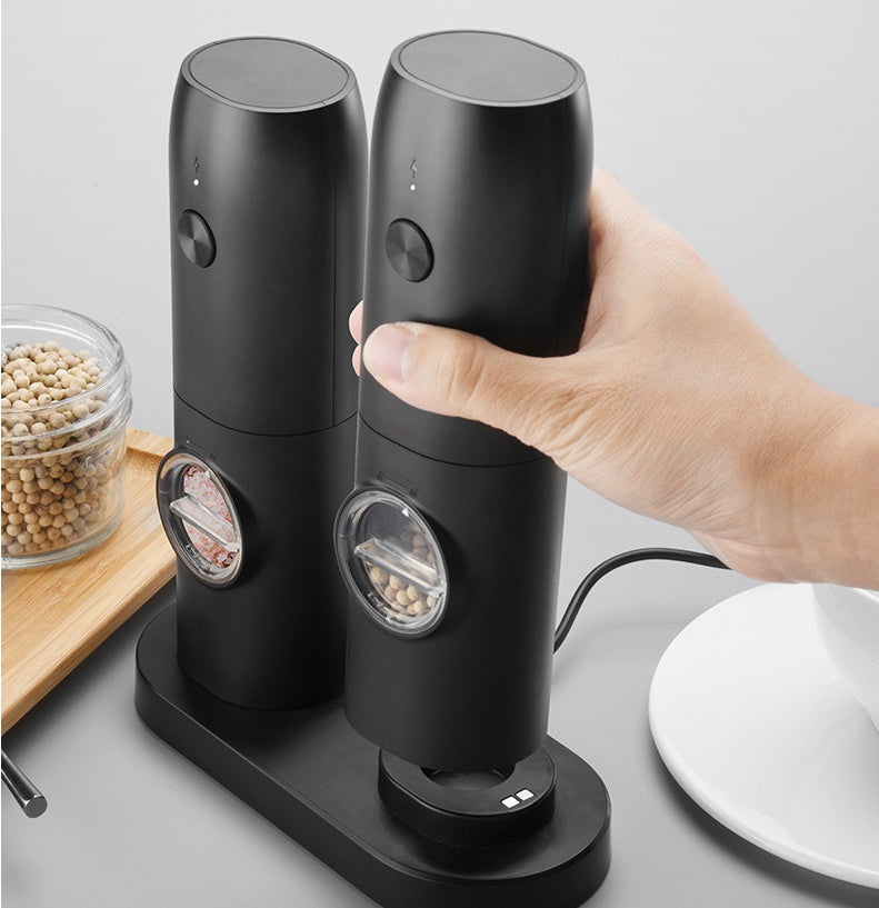 automatic salt and pepper grinder