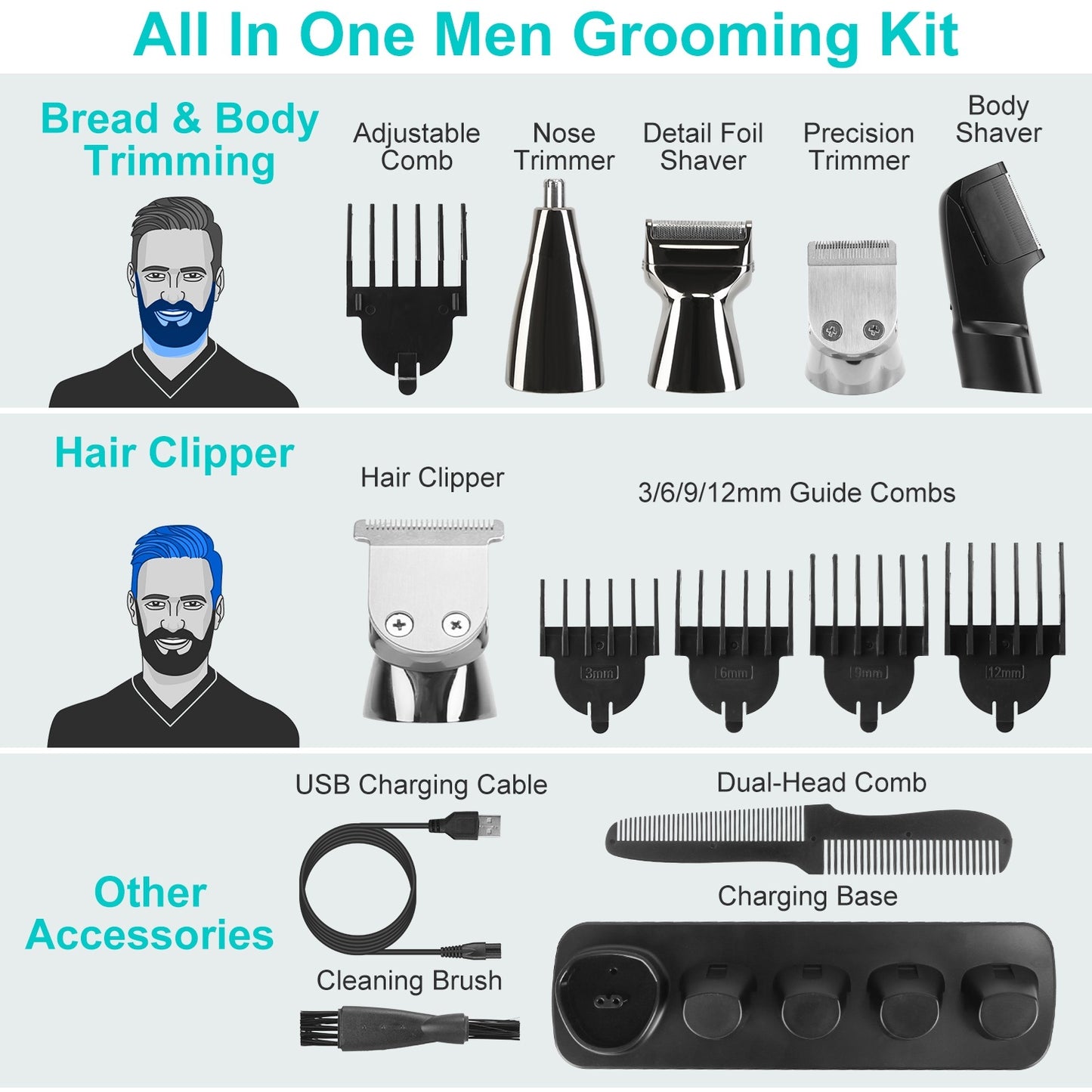All In One Beard Trimmer For Men